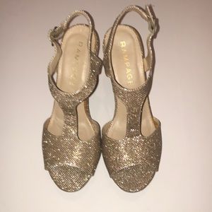 🌸🌸 Rampage Candelas Gold Wedding Shoes 🌸🌸